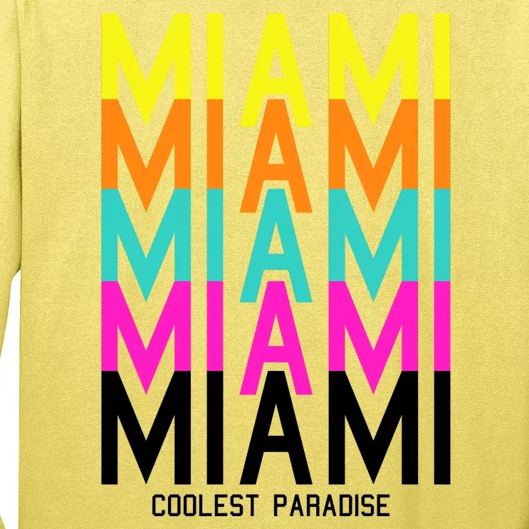 Miami Retro Repeat Long Sleeve Shirt