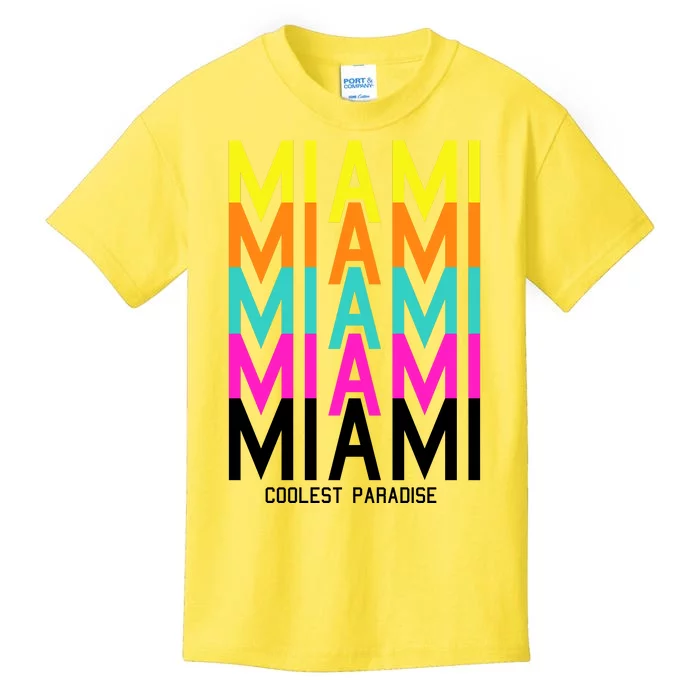 Miami Retro Repeat Kids T-Shirt