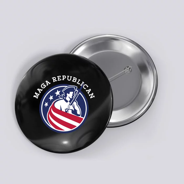 MAGA Republican Conservative Anti Biden Button