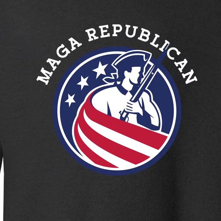 MAGA Republican Conservative Anti Biden Toddler Sweatshirt