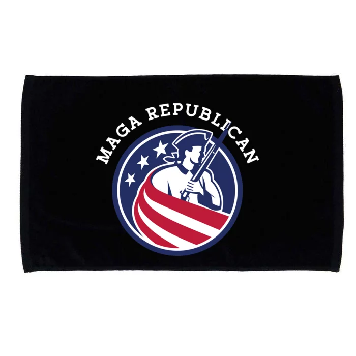 MAGA Republican Conservative Anti Biden Microfiber Hand Towel