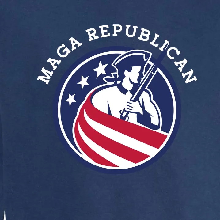 MAGA Republican Conservative Anti Biden Garment-Dyed Sweatshirt