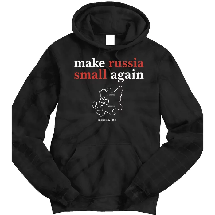 Make Russia Small Again Funny Make Russia Small Again Tie Dye Hoodie