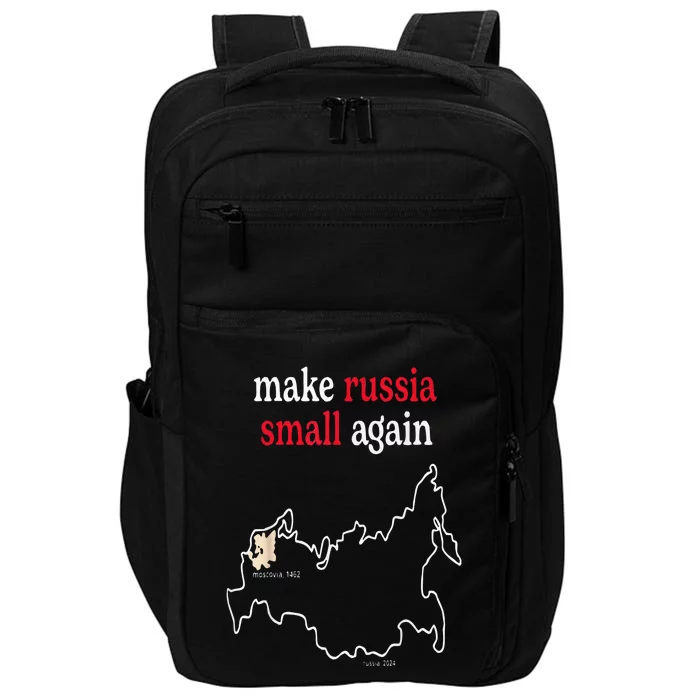 Make Russia Small Again  Funny Make Russia Small Again Impact Tech Backpack