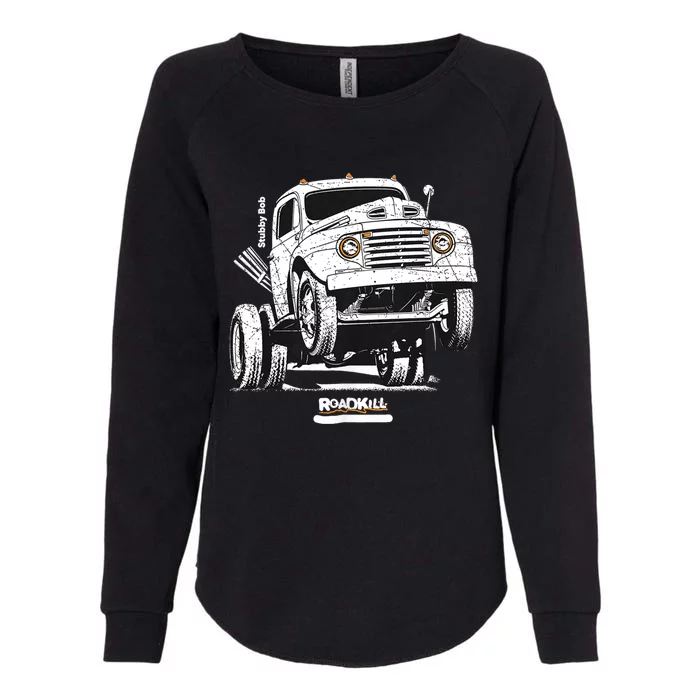 Motortrend Roadkill Stubby Bob Womens California Wash Sweatshirt