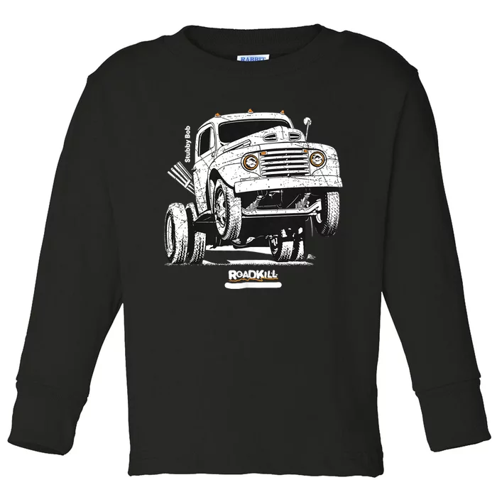 Motortrend Roadkill Stubby Bob Toddler Long Sleeve Shirt