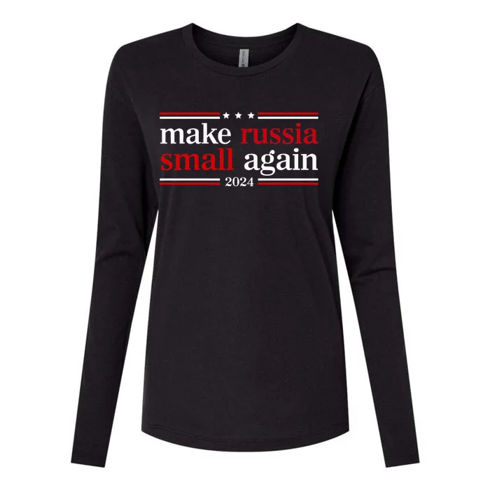 Make Russia Small Again  Funny Make Russia Small Again Womens Cotton Relaxed Long Sleeve T-Shirt