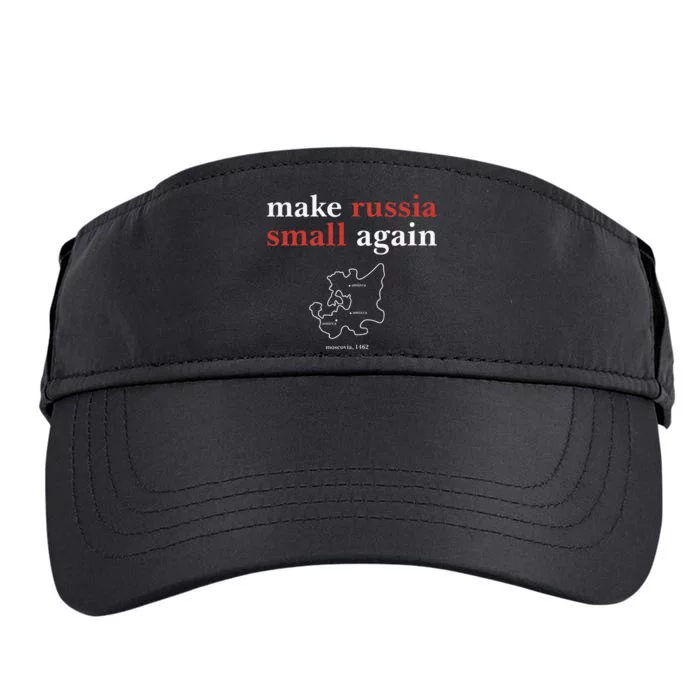 Make Russia Small Again Funny Make Russia Small Again Gift Adult Drive Performance Visor