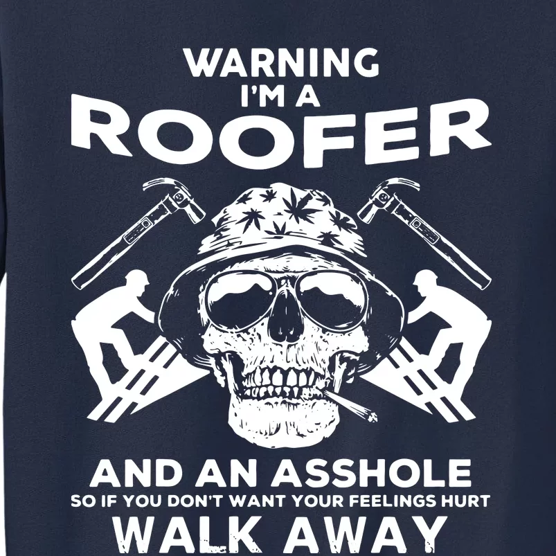 Men Roofer Skull Graphic Tee Roofer Apparel Sweatshirt