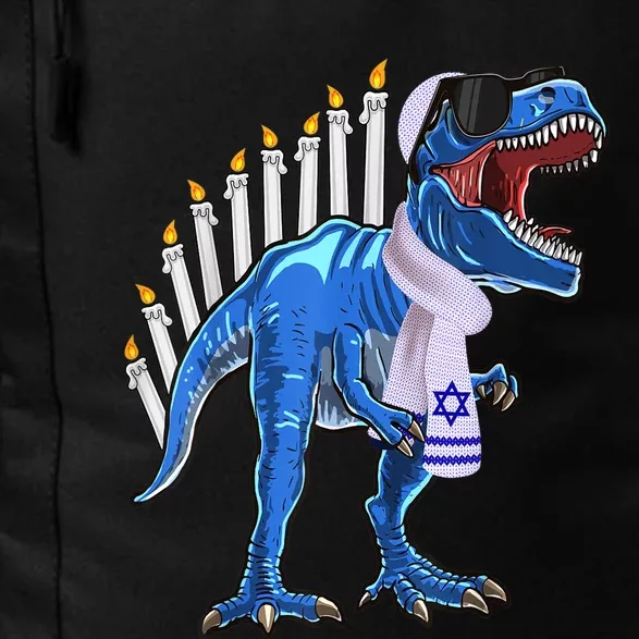 Menorasaurus Rex Shirt T Rex Dinosaur Hanukkah Gift Daily Commute Backpack