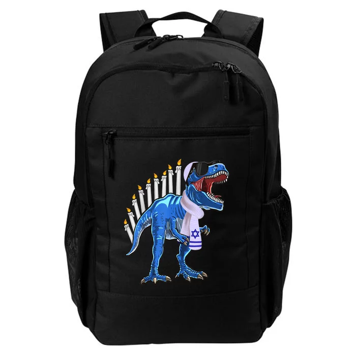 Menorasaurus Rex Shirt T Rex Dinosaur Hanukkah Gift Daily Commute Backpack