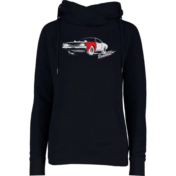 Motortrend Roadkill Stubby Bob Womens Funnel Neck Pullover Hood