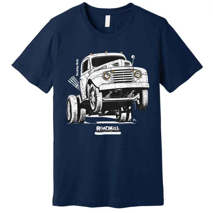 Motortrend Roadkill Stubby Bob Premium T-Shirt