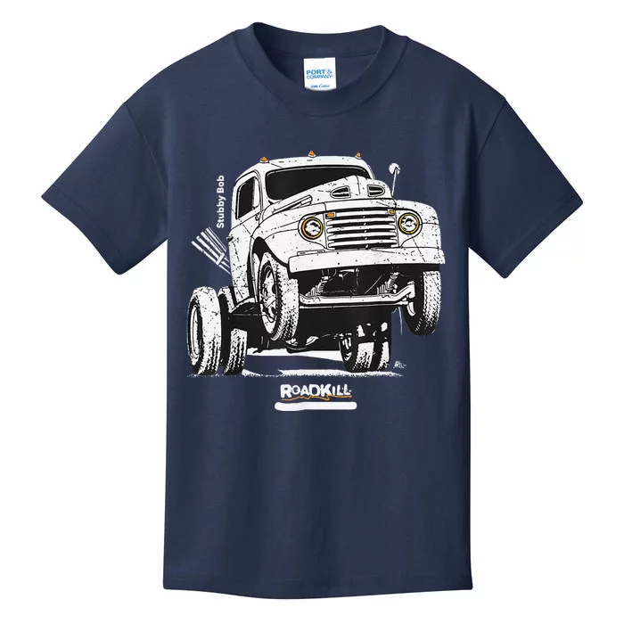 Motortrend Roadkill Stubby Bob Kids T-Shirt