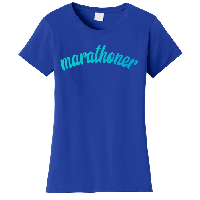 Marathoner Running Super Power Running S S Great Gift Women's T-Shirt