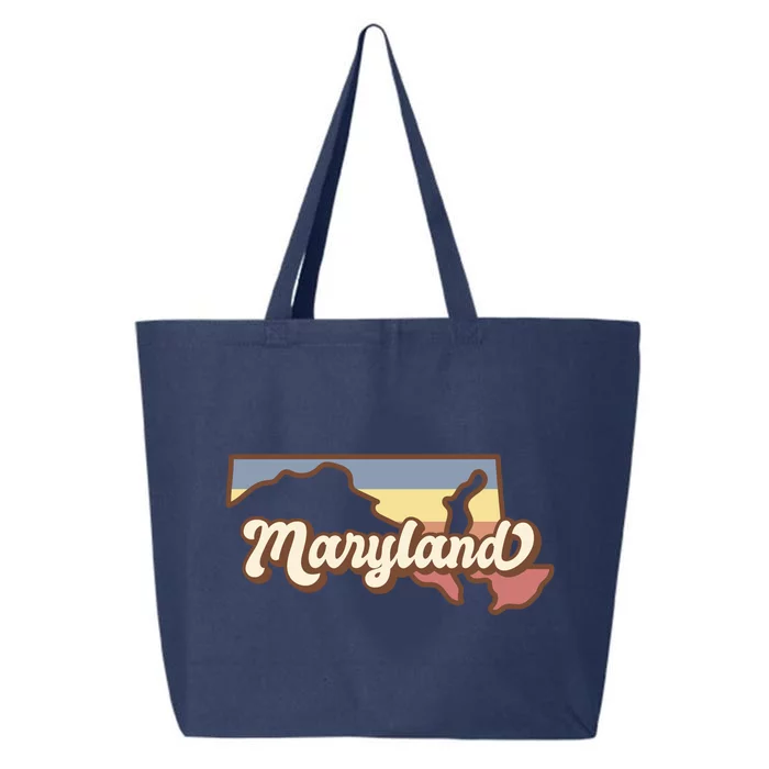 Maryland Retro Sunset Logo 25L Jumbo Tote