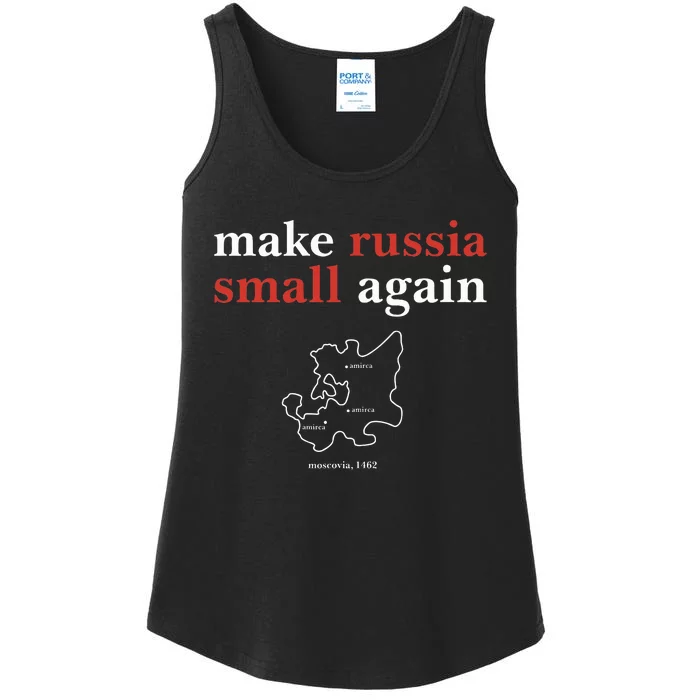 Make Russia Small Again  Funny Make Russia Small Again Ladies Essential Tank