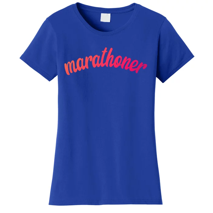 Marathoner Running Super Power Running S S Great Gift Women's T-Shirt