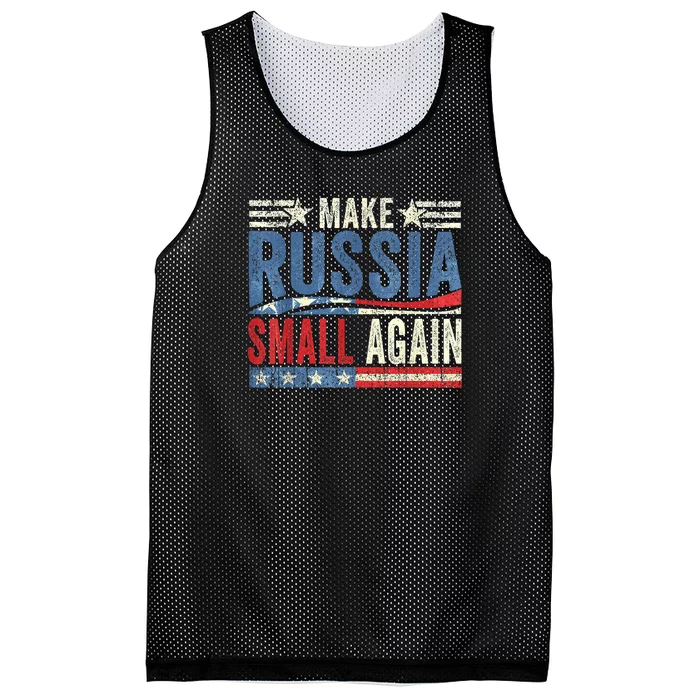 Make Russia Small Again Funny Make Russia Small Again Mesh Reversible Basketball Jersey Tank