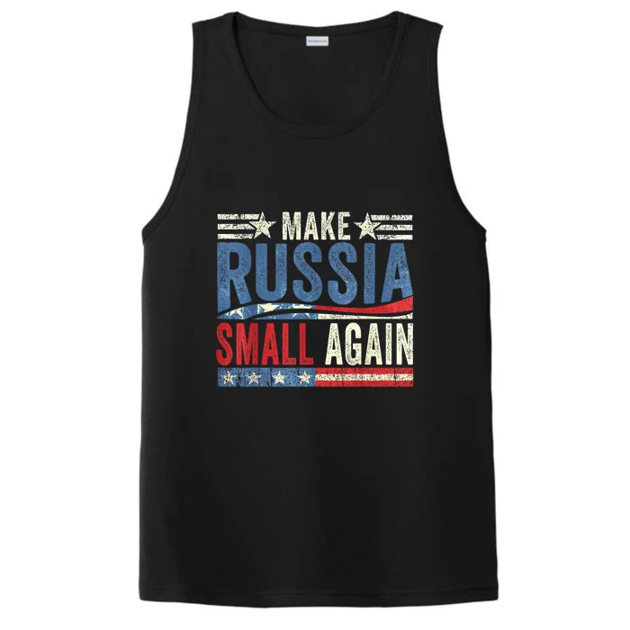 Make Russia Small Again Funny Make Russia Small Again Performance Tank