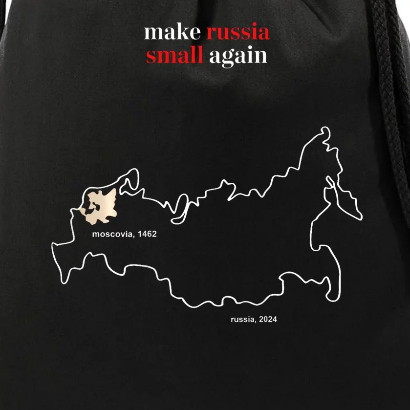 Make Russia Small Again President Volodymyr Zelensky Drawstring Bag