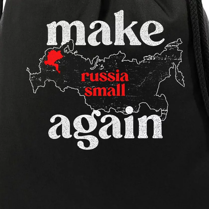 Make Russia Small Again Make Russia Small Again Drawstring Bag