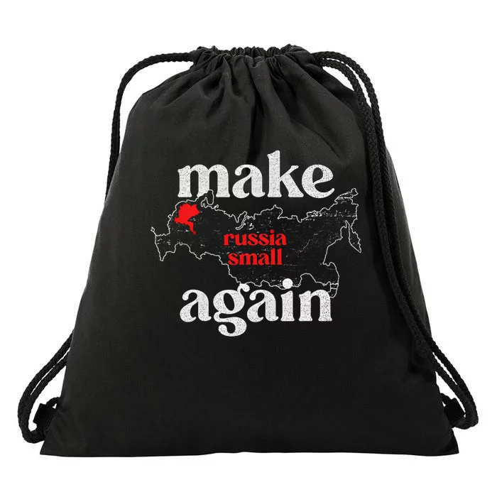 Make Russia Small Again Make Russia Small Again Drawstring Bag