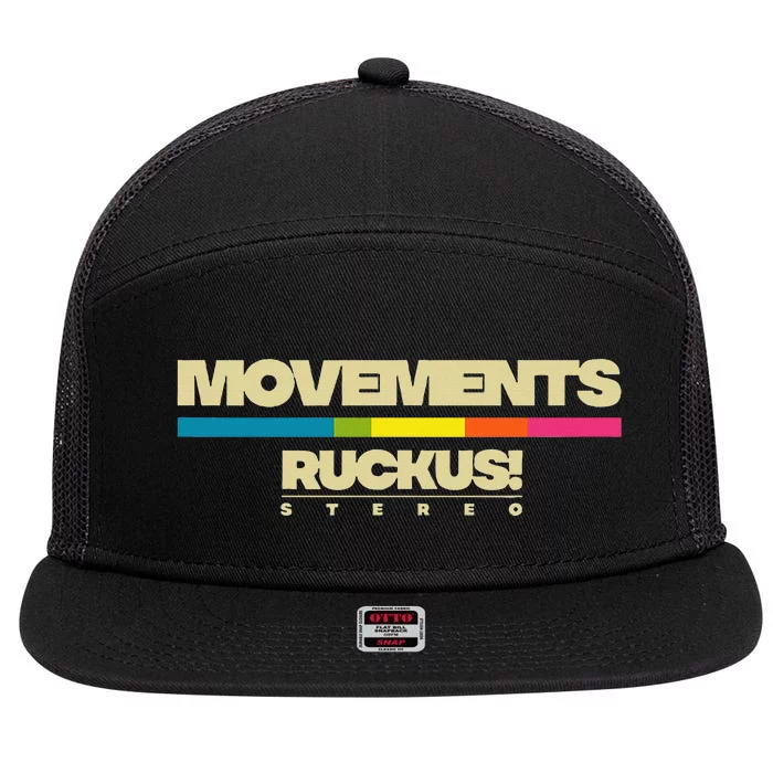 Movements Ruckus! Stereo 7 Panel Mesh Trucker Snapback Hat