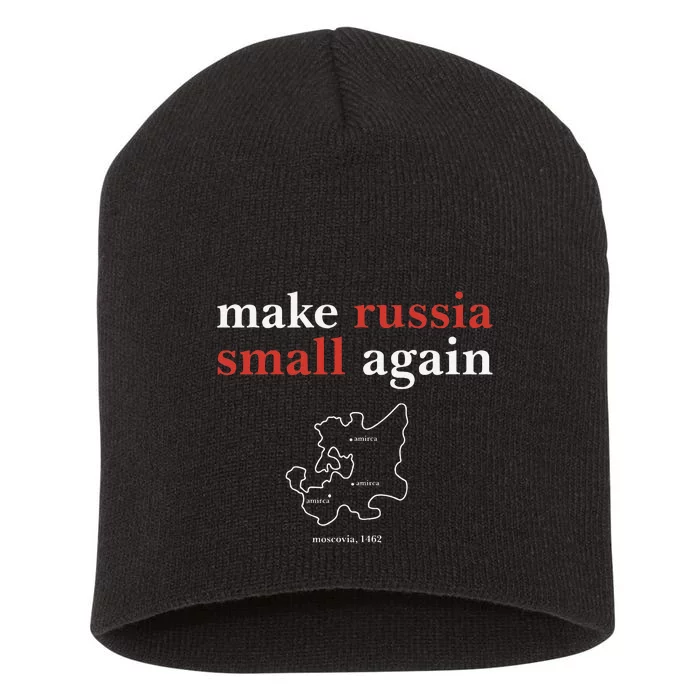 Make Russia Small Again  Funny Make Russia Small Again Short Acrylic Beanie