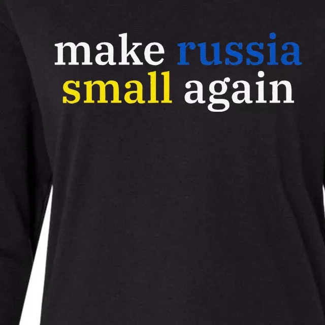 Make Russia Small Again Womens Cotton Relaxed Long Sleeve T-Shirt