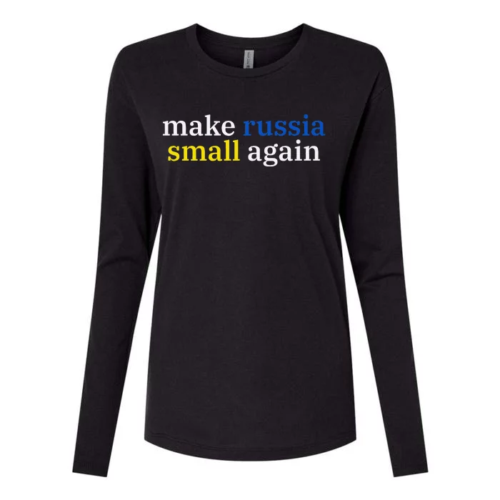 Make Russia Small Again Womens Cotton Relaxed Long Sleeve T-Shirt