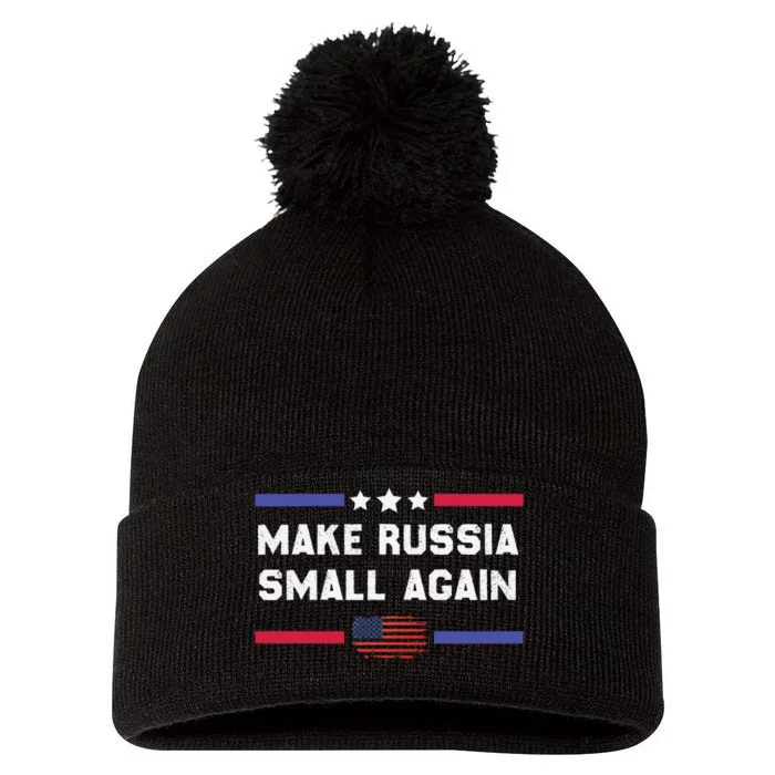 Make Russia Small Again Legend Saying Funny Sign Pom Pom 12in Knit Beanie