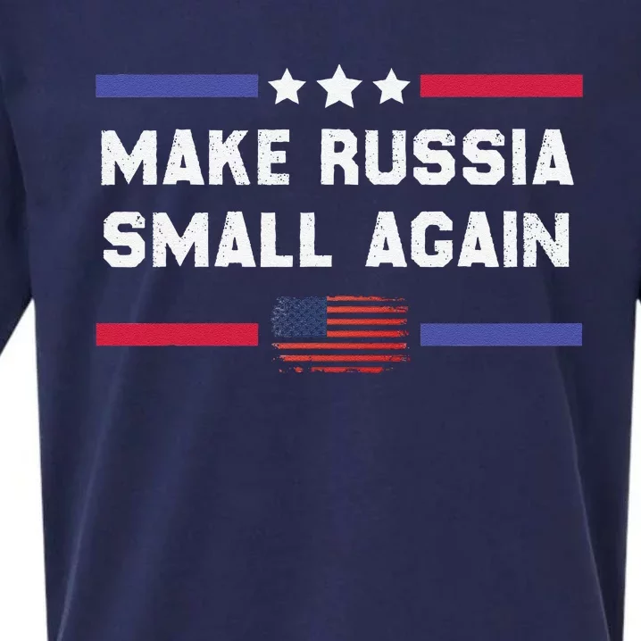 Make Russia Small Again Legend Saying Funny Sign Sueded Cloud Jersey T-Shirt