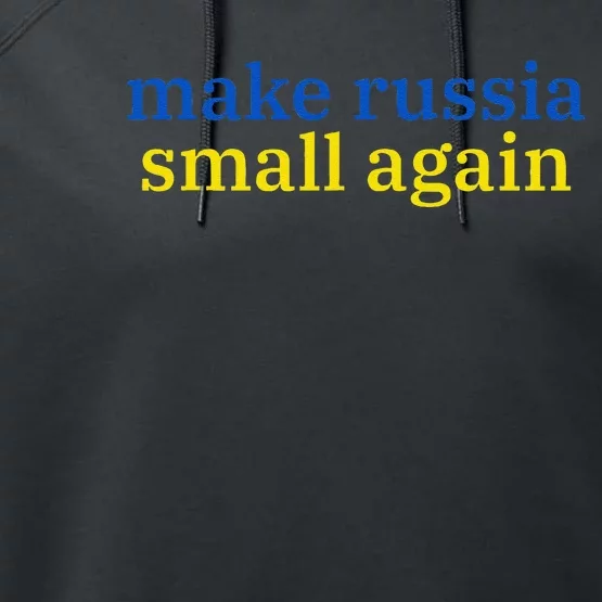 Make Russia Small Again Performance Fleece Hoodie