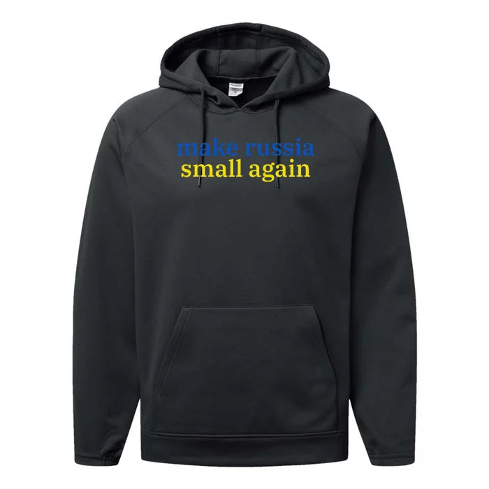 Make Russia Small Again Performance Fleece Hoodie