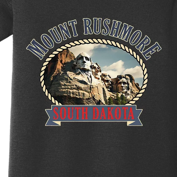 Mount Rushmore South Dakota Usa Adventure Lover Baby Bodysuit