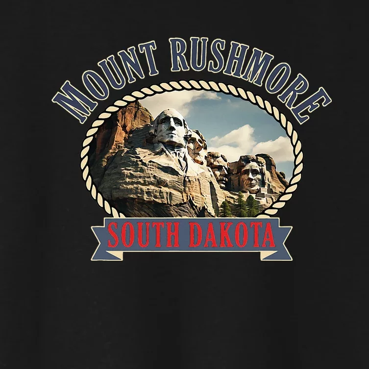 Mount Rushmore South Dakota Usa Adventure Lover Women's Crop Top Tee