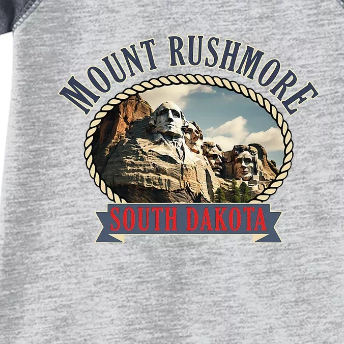 Mount Rushmore South Dakota Usa Adventure Lover Infant Baby Jersey Bodysuit