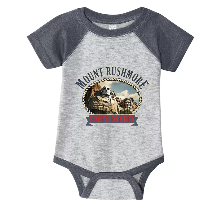 Mount Rushmore South Dakota Usa Adventure Lover Infant Baby Jersey Bodysuit