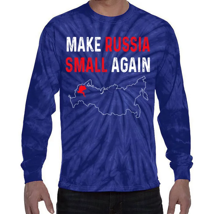 Make Russia Small Again Tie-Dye Long Sleeve Shirt