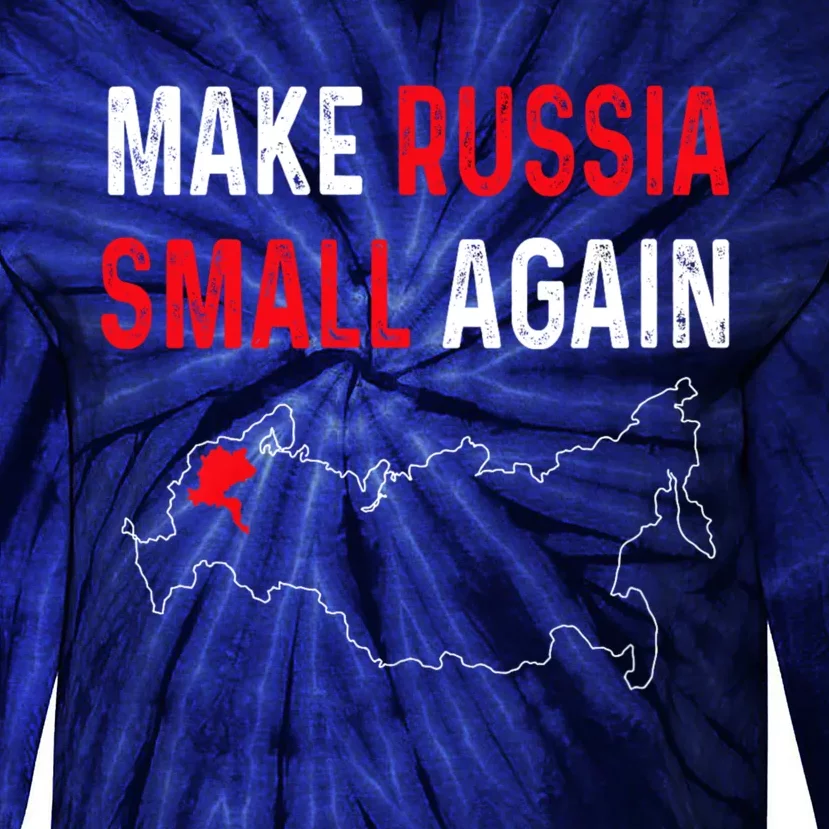 Make Russia Small Again Tie-Dye Long Sleeve Shirt