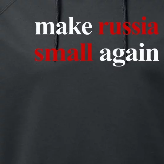 Make Russia Small Again Make Russia Small Again Performance Fleece Hoodie