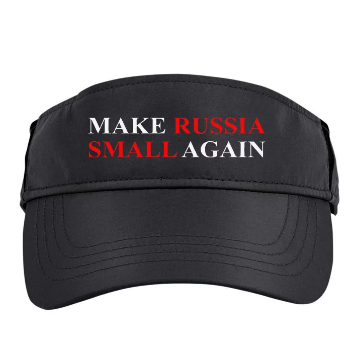 Make Russia Small Again  Funny Make Russia Small Again Adult Drive Performance Visor