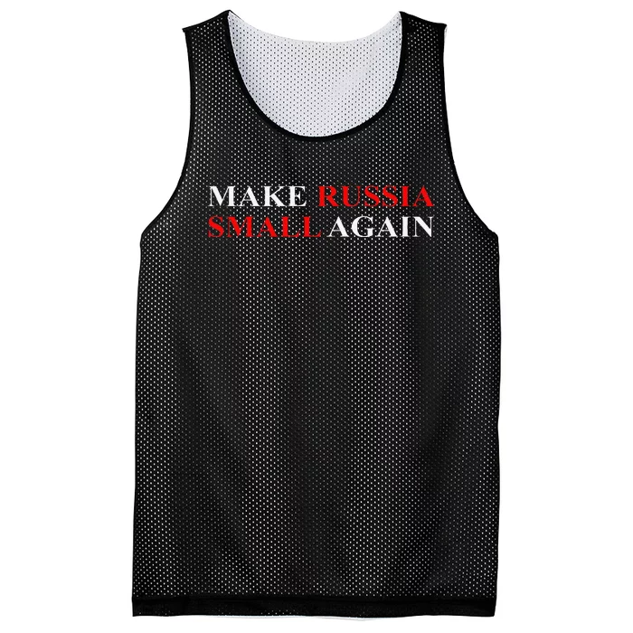 Make Russia Small Again  Funny Make Russia Small Again Mesh Reversible Basketball Jersey Tank