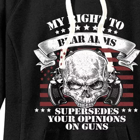 My Right To Bear Arms Gift Women's Fleece Hoodie