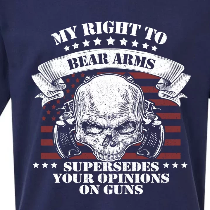 My Right To Bear Arms Gift Sueded Cloud Jersey T-Shirt