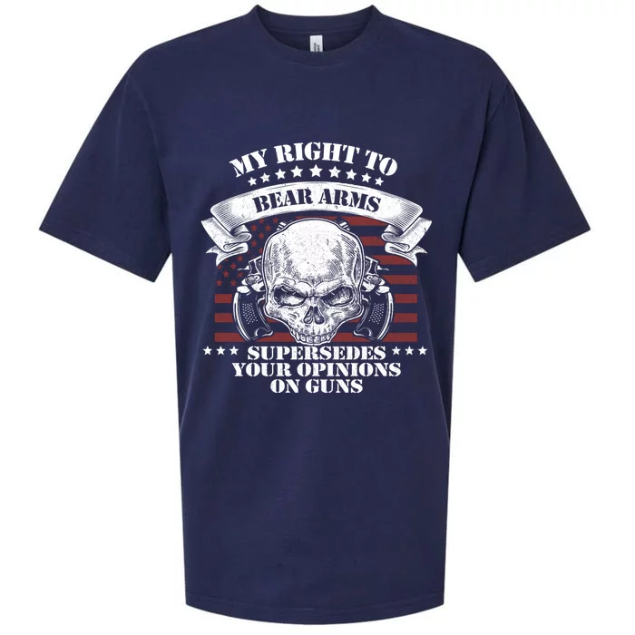 My Right To Bear Arms Gift Sueded Cloud Jersey T-Shirt