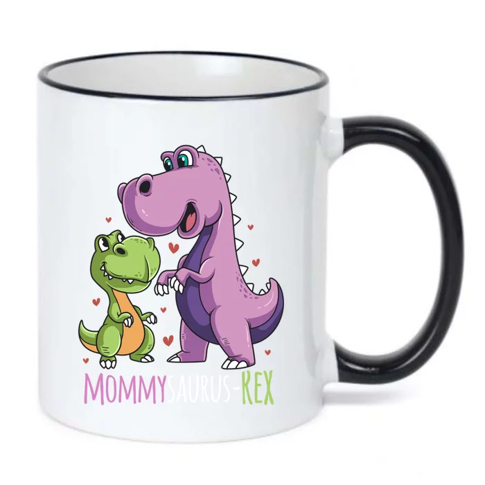 Mommysaurus Rex T Rex Mothers Day Gift V Gift Black Color Changing Mug