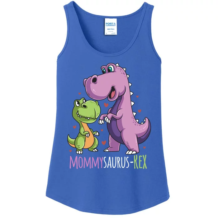 Mommysaurus Rex T Rex Mothers Day Gift V Gift Ladies Essential Tank