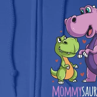 Mommysaurus Rex T Rex Mothers Day Gift V Gift Full Zip Hoodie